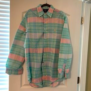 Ralph Lauren Polo 100% Cotton Long sleeve Striped Shirt